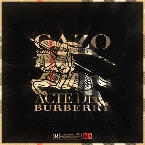 Gazo – Acte de Burberry Lyrics 